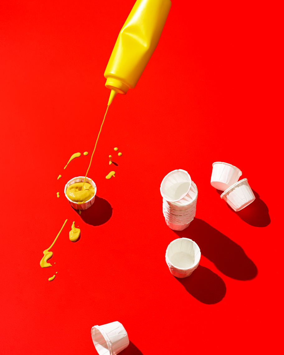 Condiments Mustard Squeeze
