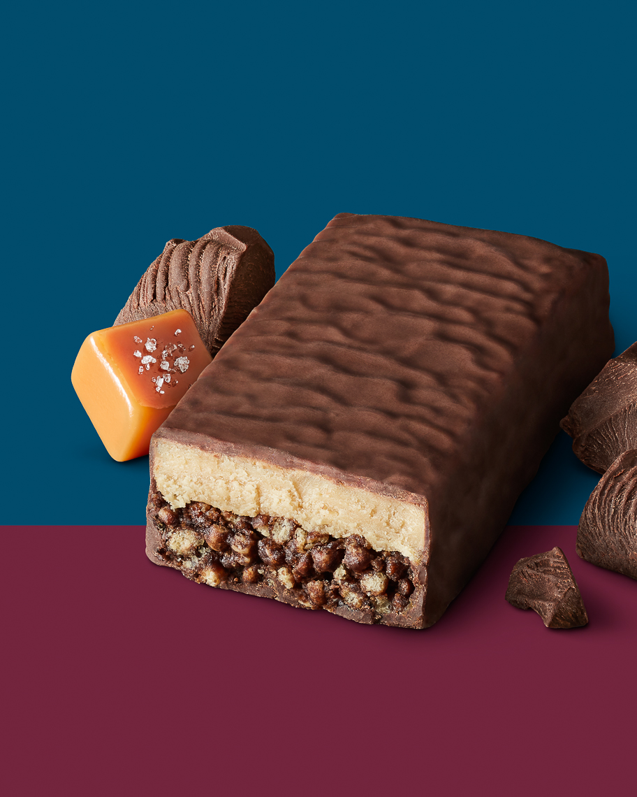 Clif Bar Builders Caffeine Chocolate Salted Caramel